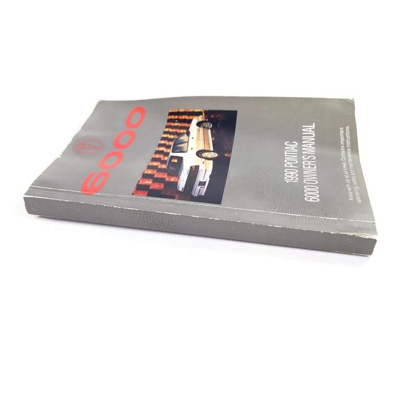 1990 Pontiac 6000 Automobile Car Owner's Instruction Manual With Binder GM 90s - Picture 6 of 12